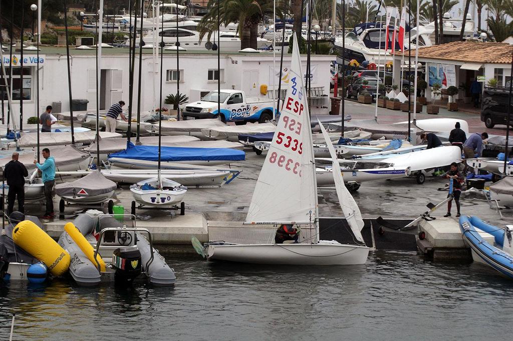 Boat park pre ISAF Sailing World Cup Palma 2014 © Sail-World.com http://www.sail-world.com